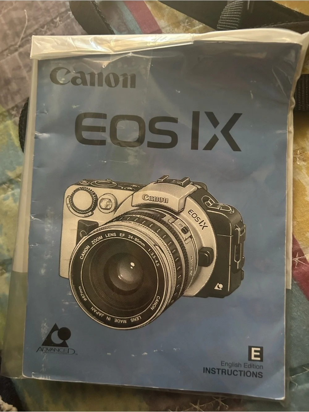 Vintage Canon Silver EOS IX Camera with Zoom Lens